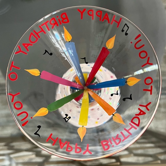 Happy Birthday Martini Glass - Picture 3 of 4